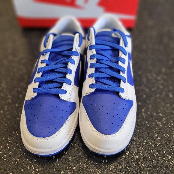 Nike Dunk Low Racer Blue and White Reverse Kentucky - Men's Sz 10.5 DD1391-401 - Picture 3 of 8